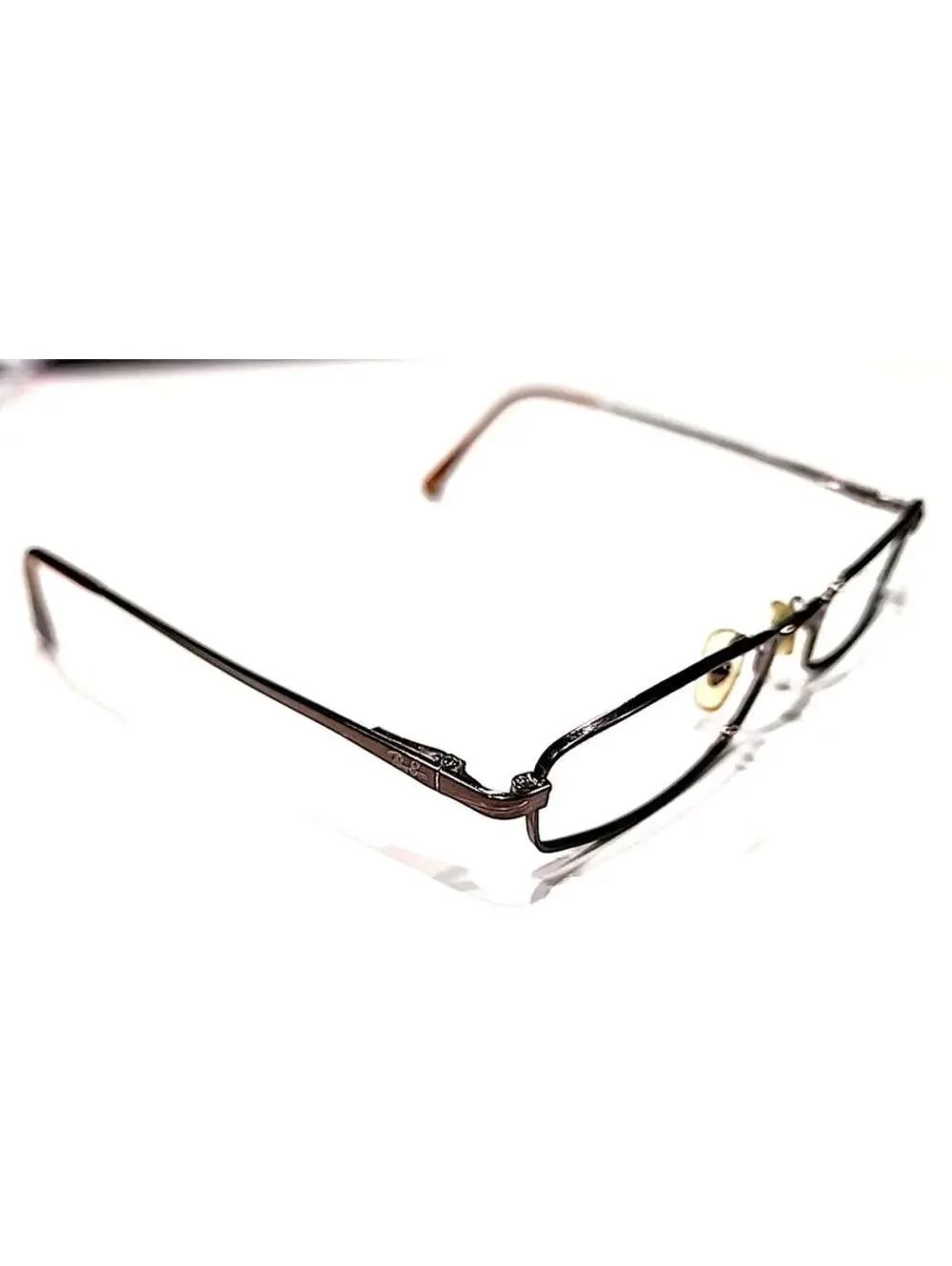 Ray Ban RB6096 2511 Brown Metal Rectangle Eyeglasses Frame 49-17 135